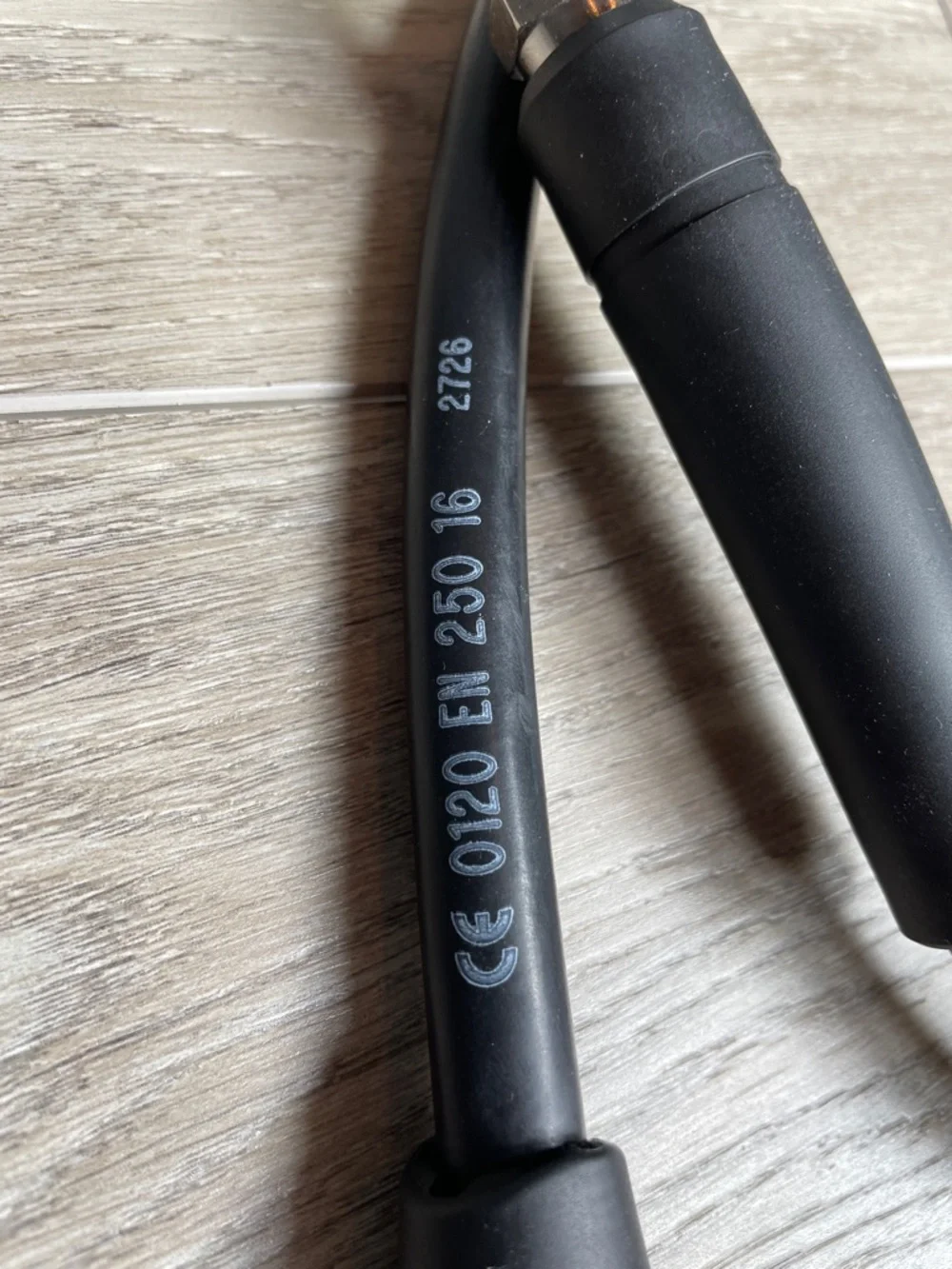 Black High-Pressure Hose for Dive Equipment